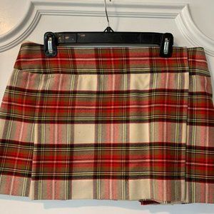 Burberry Plaid Mini Skirt